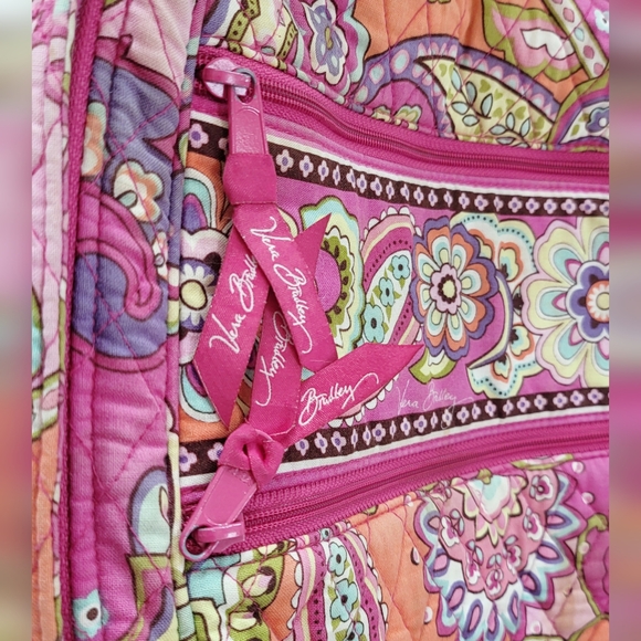 Vera Bradley Pink and Orange Kids Backpack - Picture 3 of 8